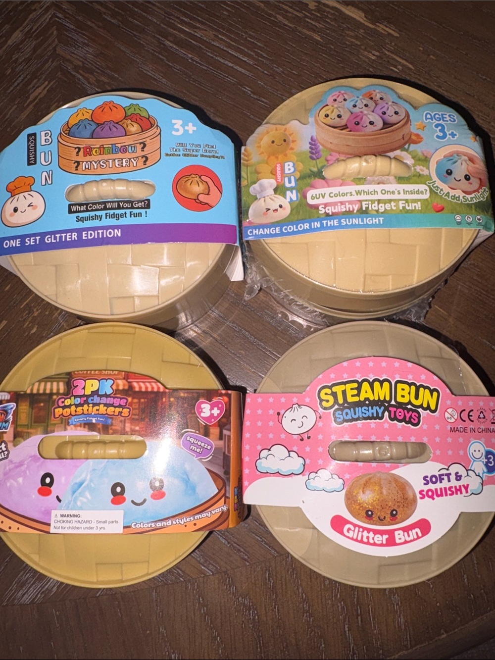NIBs: Squishy Buns and Potstickers SET OF 4 - INFO BELOW- $35set